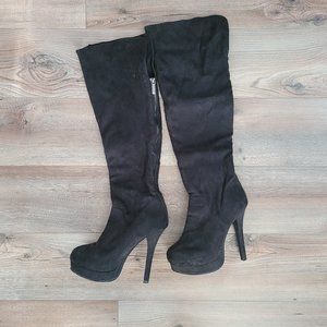 Kardashian Over the Knee Manhattan Boots